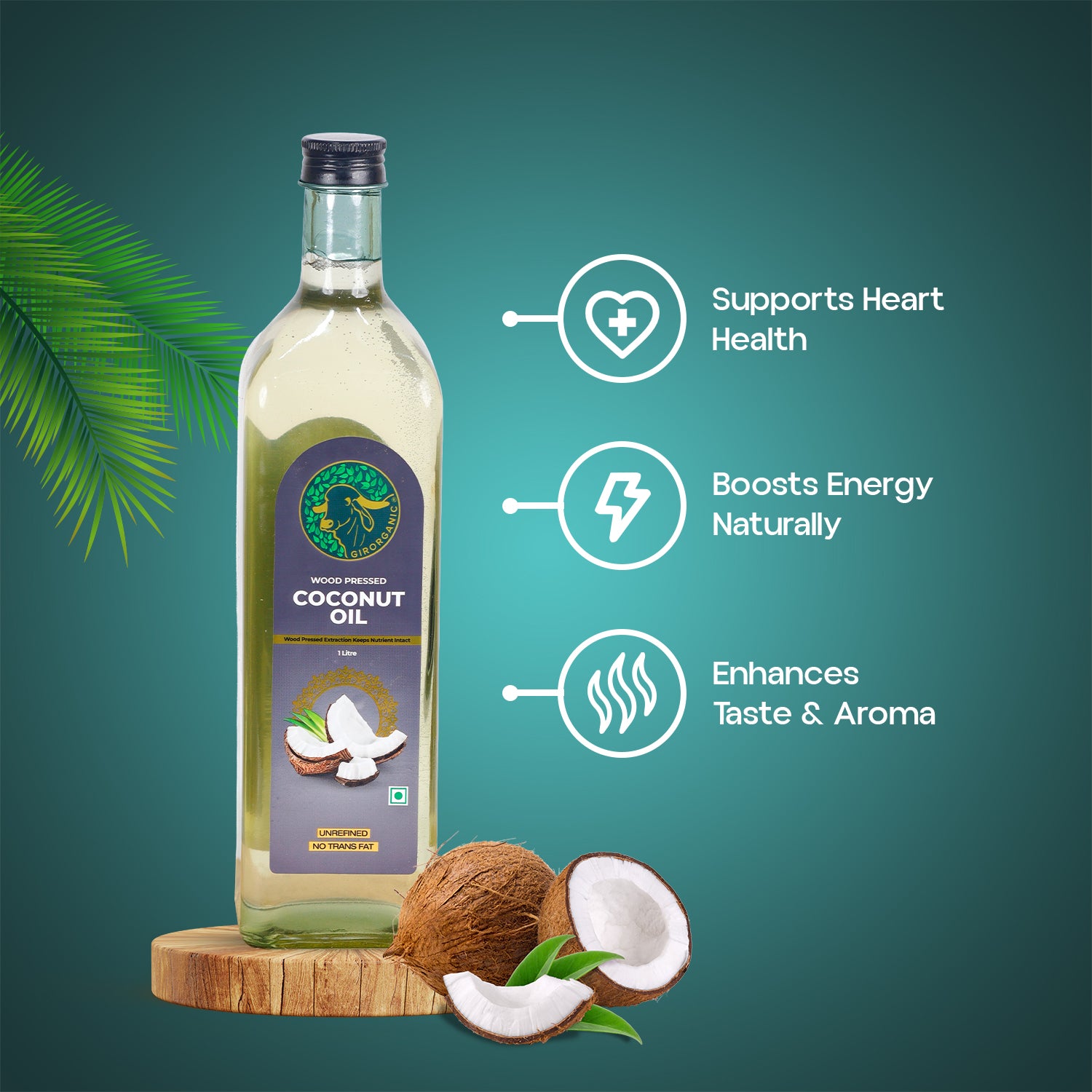 1L Glass Bottle
