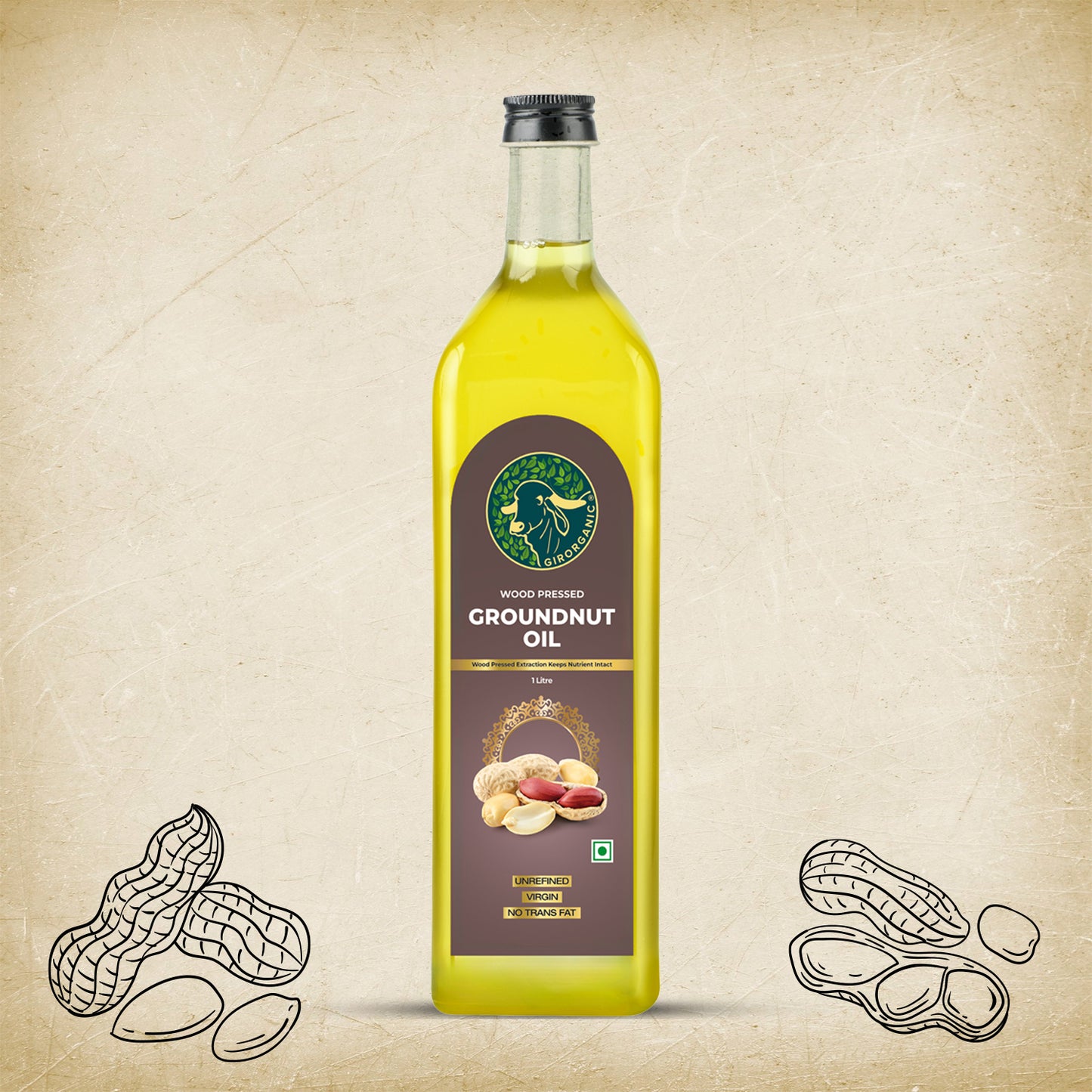 1L Glass Bottle