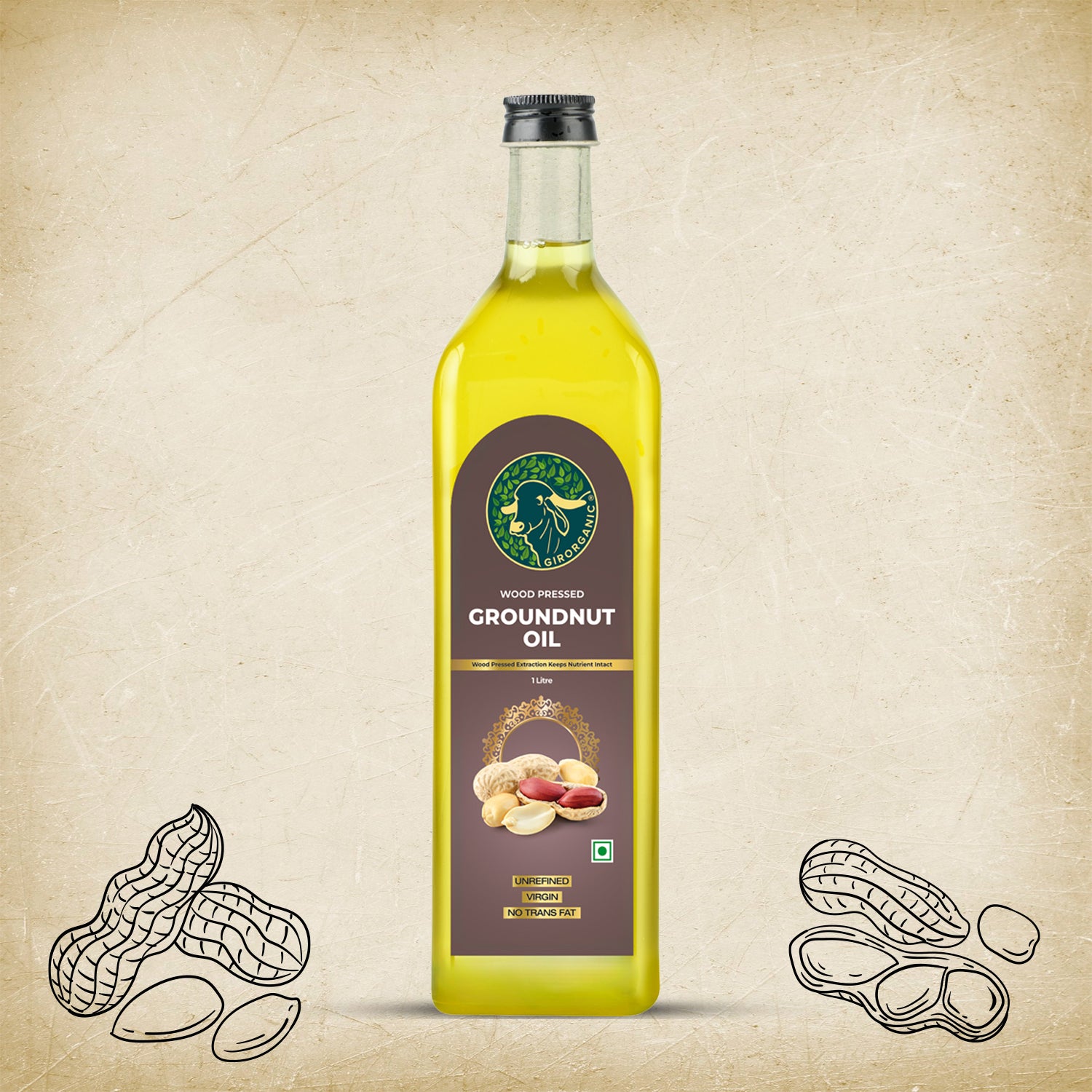 1L Glass Bottle