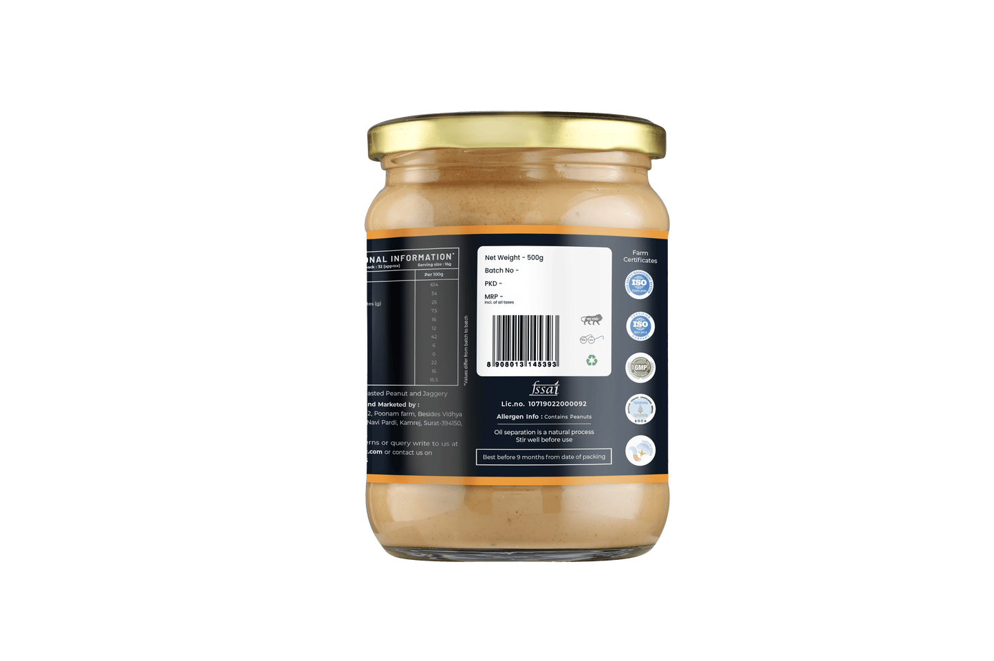 Creamy Peanut Butter with Jaggery